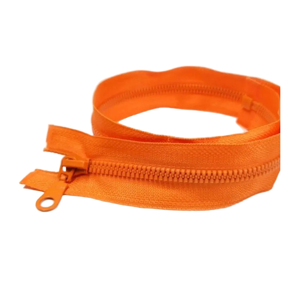 50cm Plastic Zipper Open-Ended Sportwear Bag – Orange