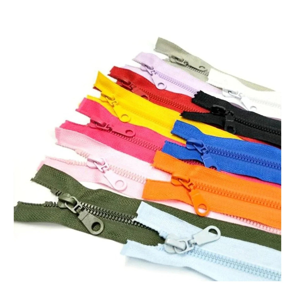 50cm Plastic Zipper Open-Ended Sportwear Bag