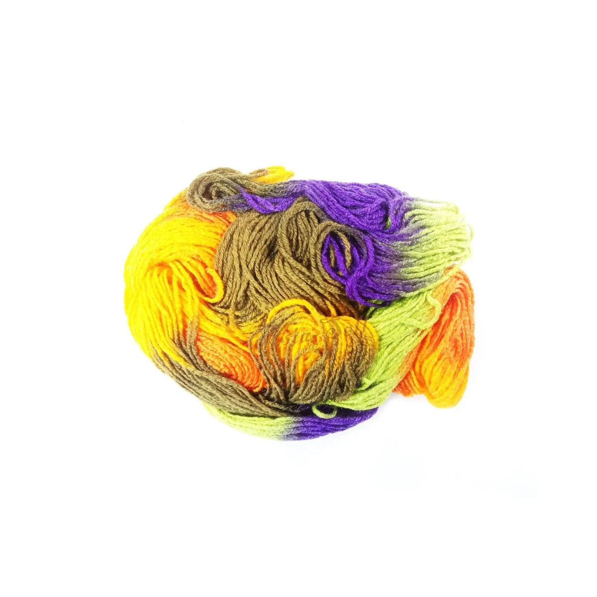 50g Ball of Knitting Yarn – Mixed Colourful Dyed Crochet Thread – Set D