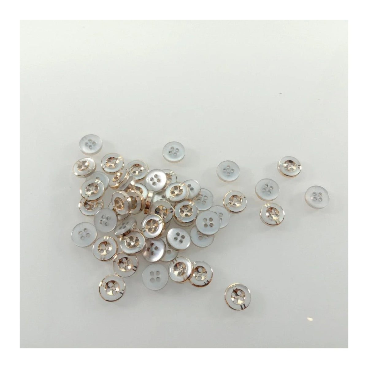 50pcs 11mm 4 Hole Resin Buttons