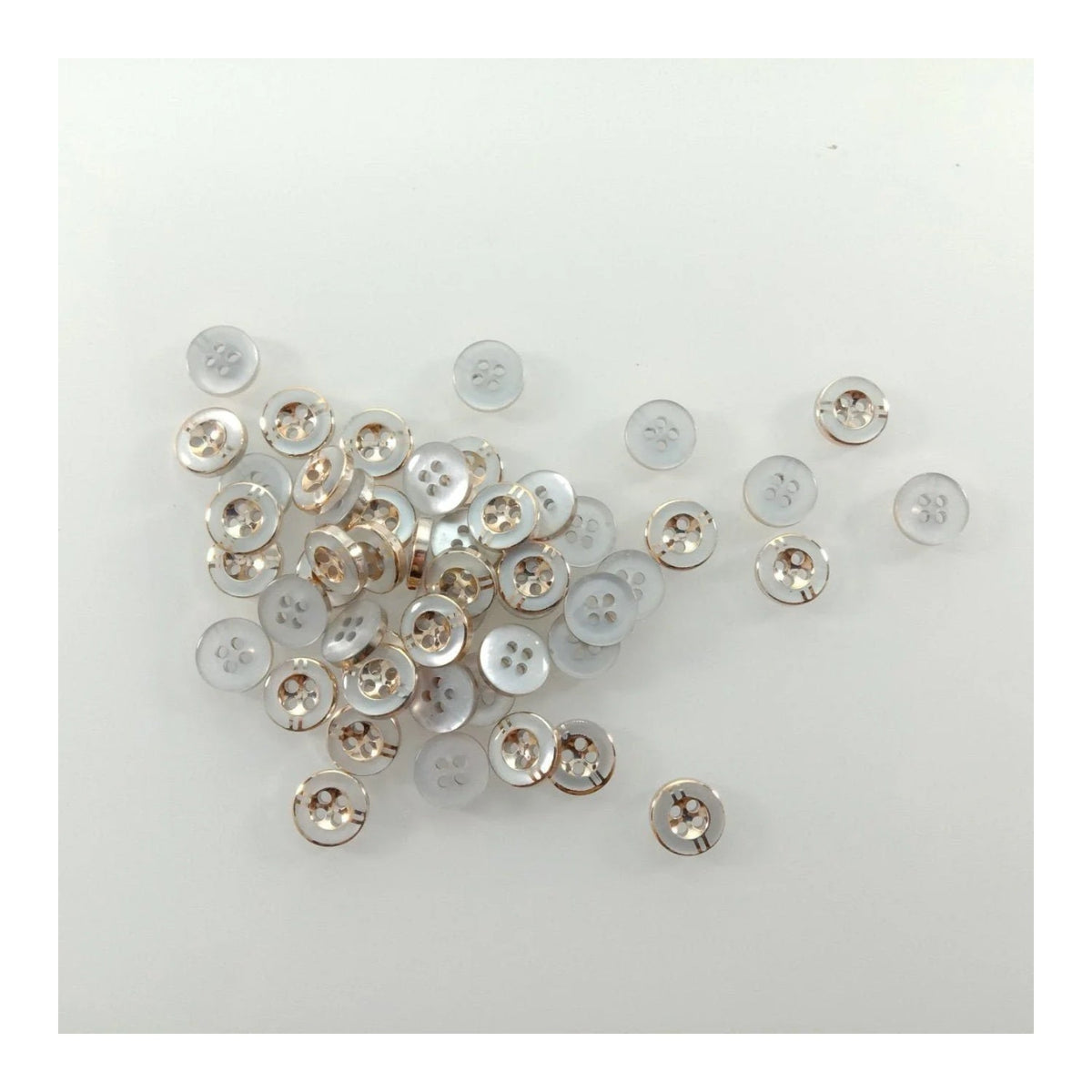 50pcs 11mm 4 Hole Resin Buttons