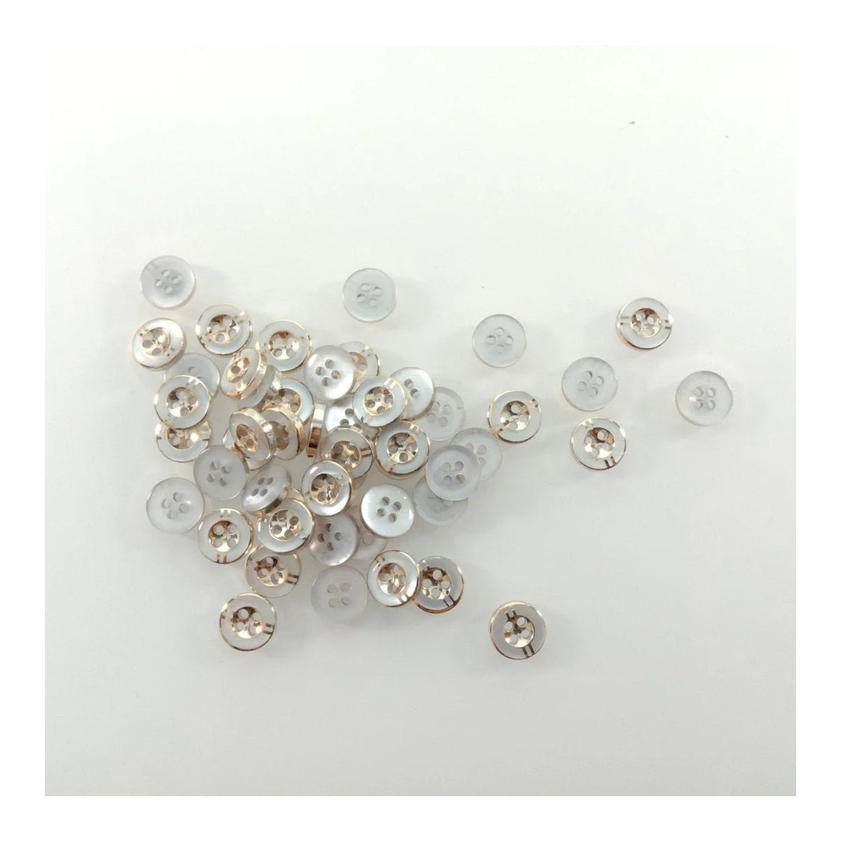 50pcs 11mm 4 Hole Resin Buttons