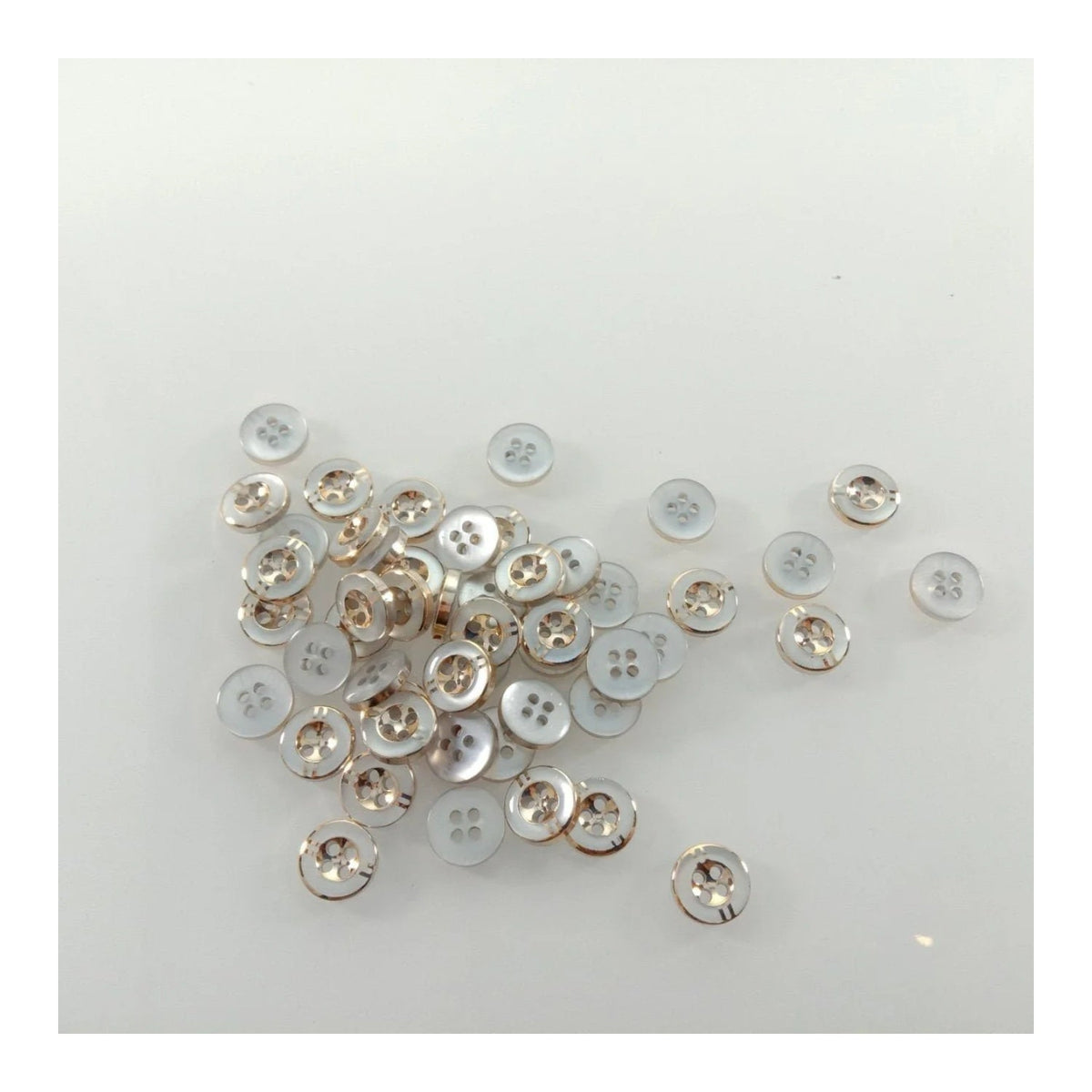 50pcs 11mm 4 Hole Resin Buttons