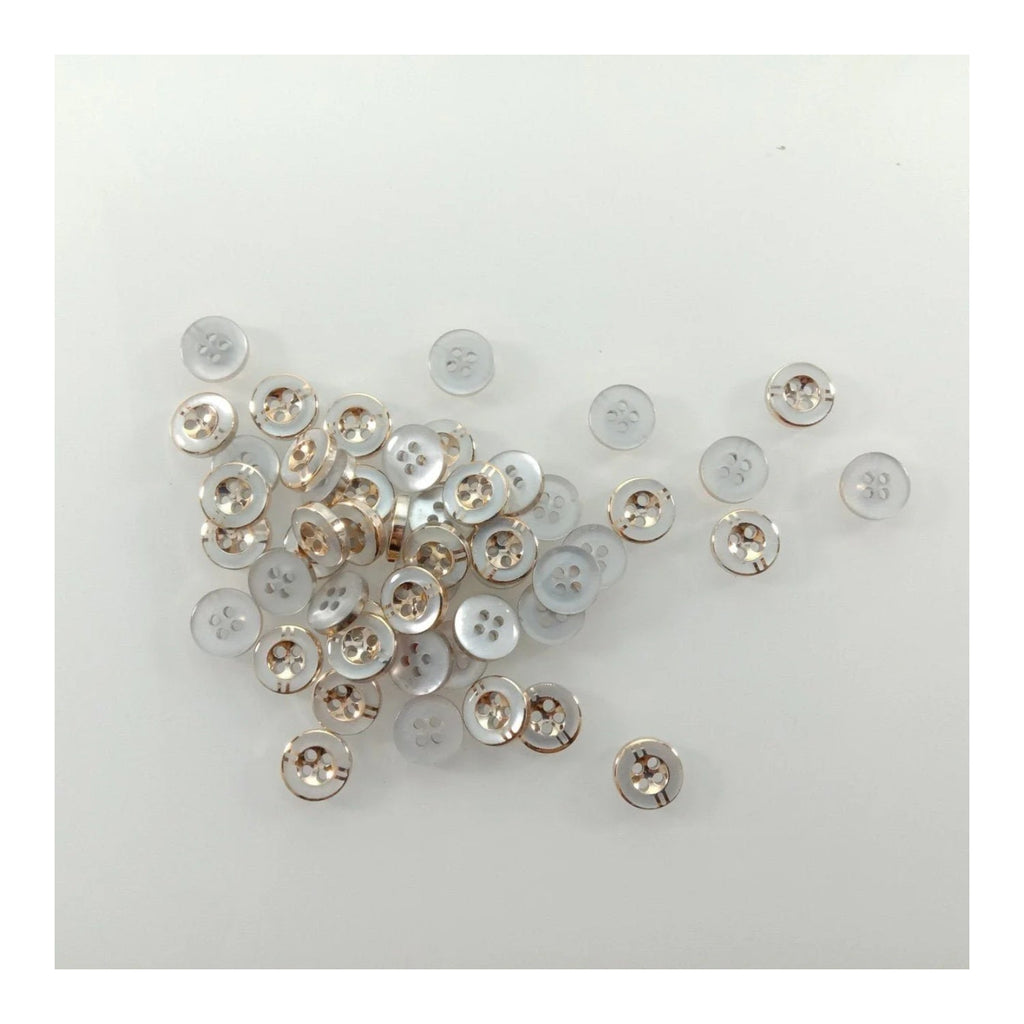50pcs 11mm 4 Hole Resin Buttons