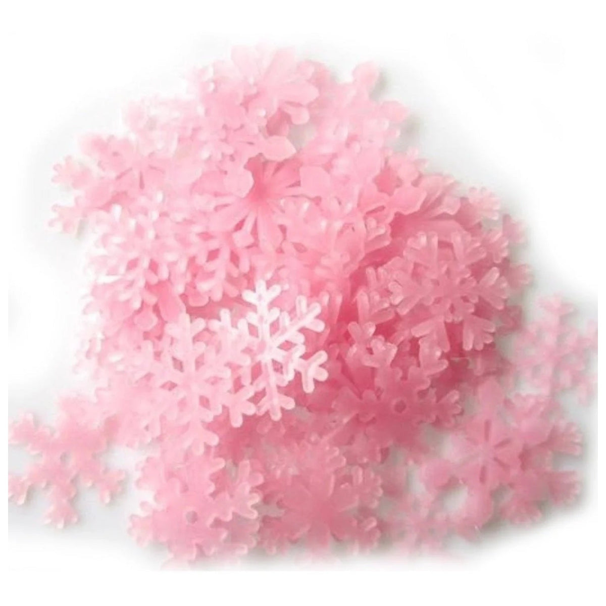 50pcs 3D Snowflake Glow In The Dark Wall Stickers