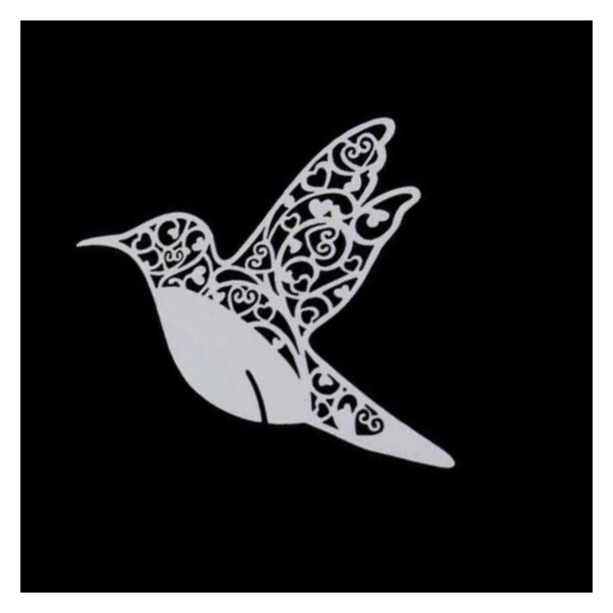 50pcs Pearl White Bird Wine Glass Place Holder Wedding Name Cards