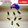 50pcs Round 10mm Glass Doll Eyes Model C
