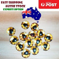 50pcs Round 10mm Glass Doll Eyes Dragon Lizard Frog Eyeballs Model P - - Asia Sell