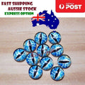 50pcs Round 6mm Glass Eyes Dragon Lizard Frog