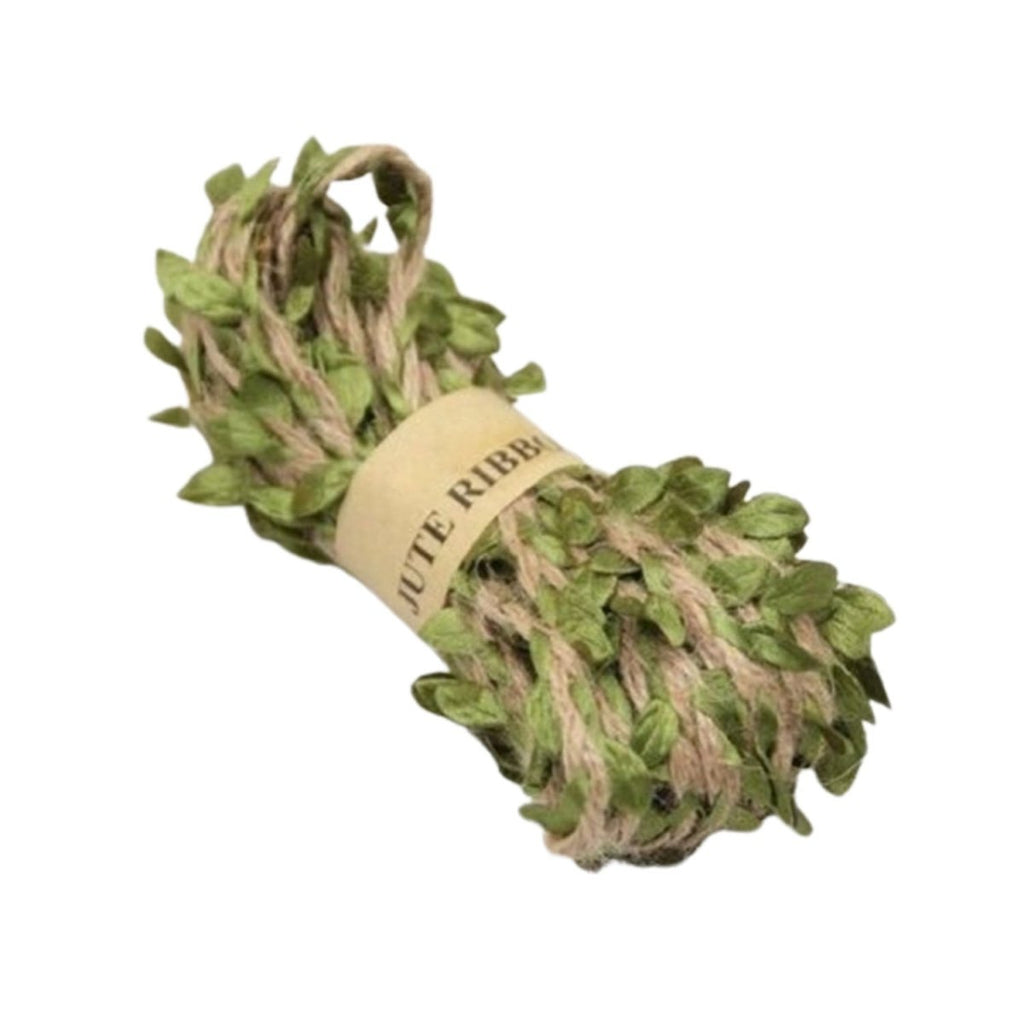 5m Artificial Vine Leaf Hessian Jute Twine Rope