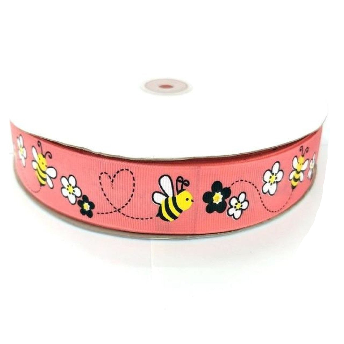 5m Bee Ribbon 25mm Mixed Colours – Watermelon 5m