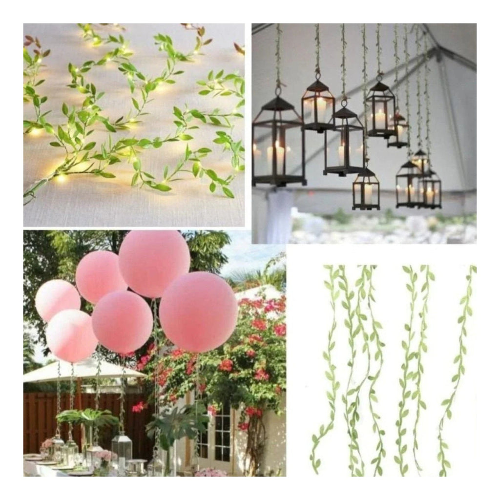 Artificial Vine Leaves 5m/10m for Wedding Wreath Decorations