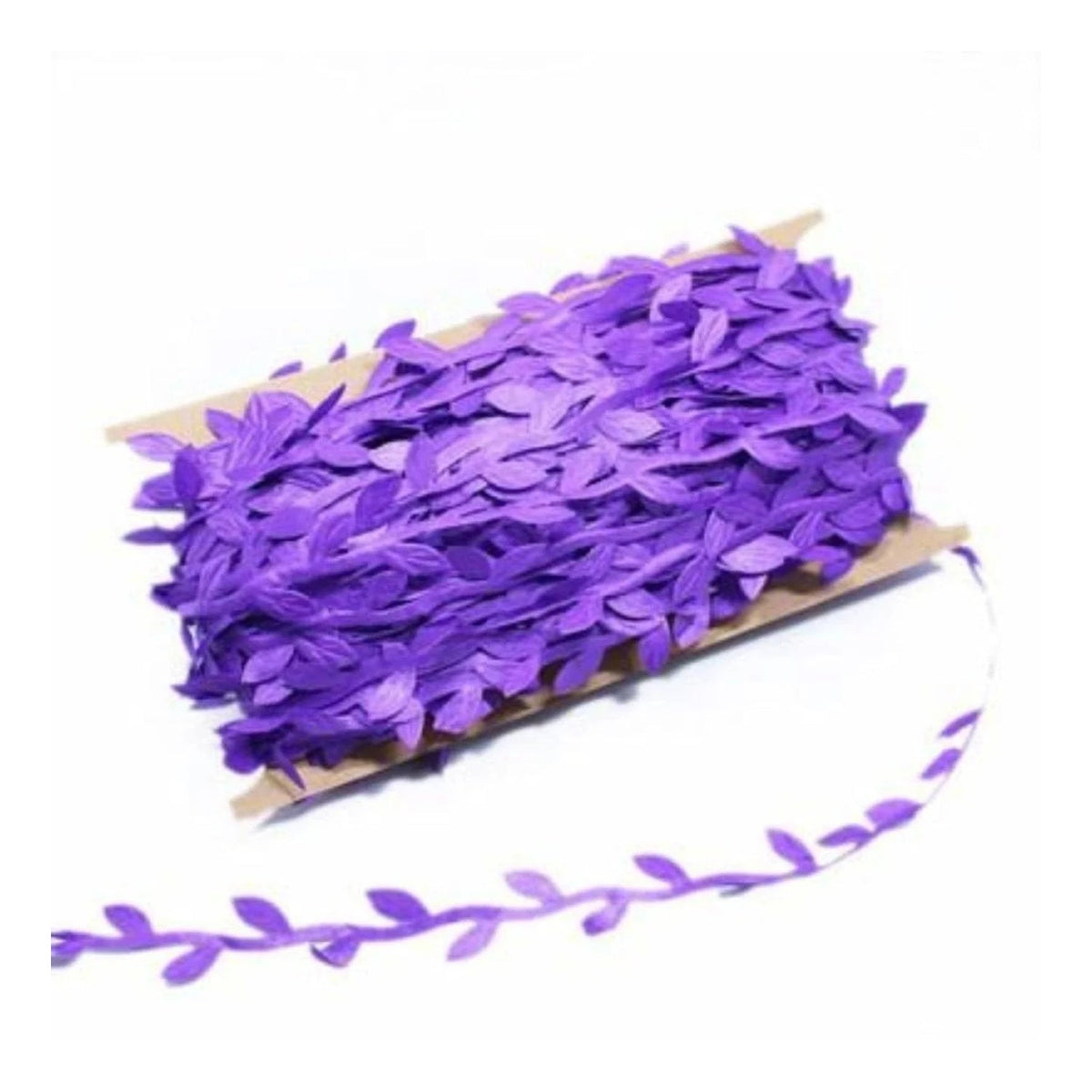 Artificial Vine Leaves 5m/10m for Wedding Wreath Decorations – 10M Purple