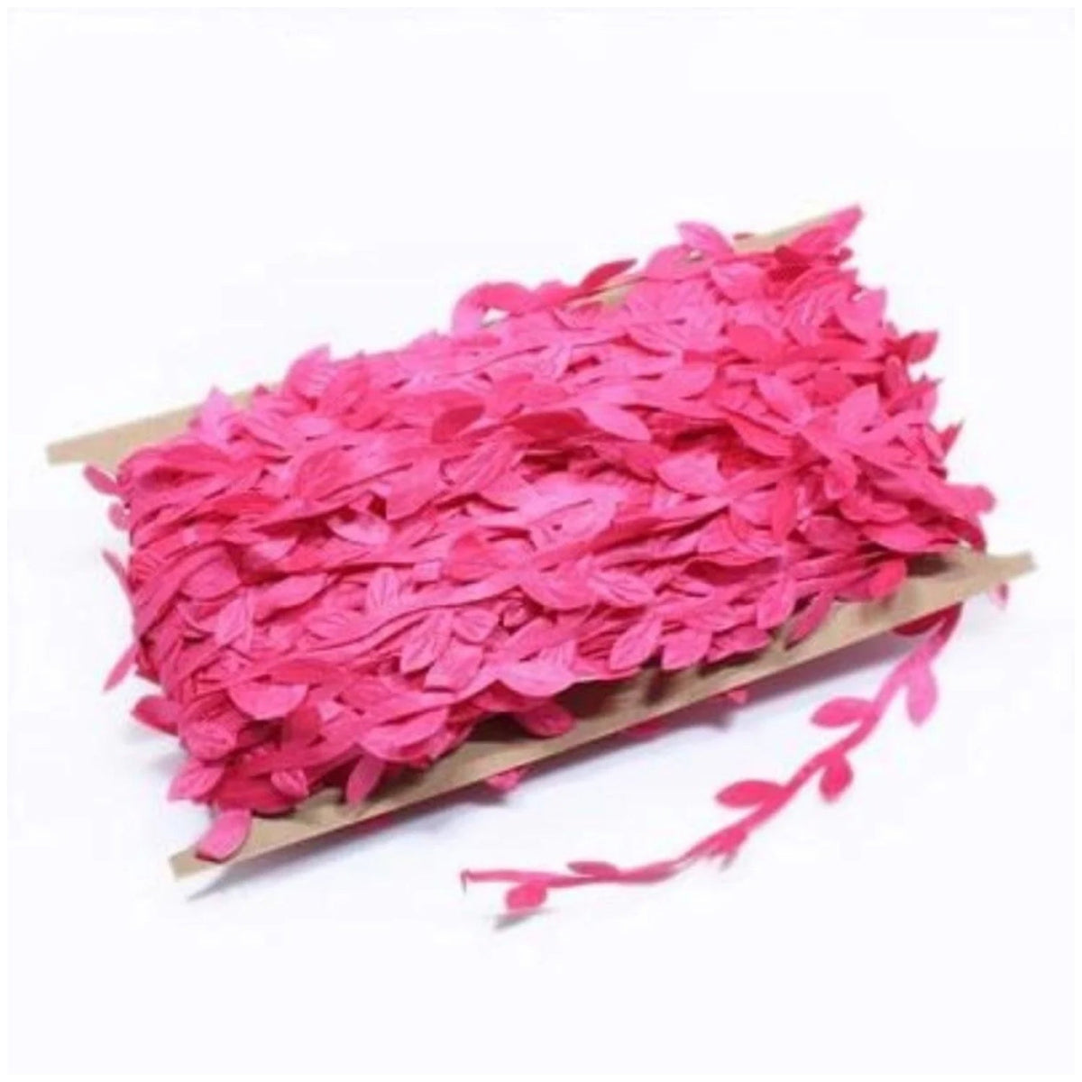 Artificial Vine Leaves 5m/10m for Wedding Wreath Decorations – 10M Rose Red