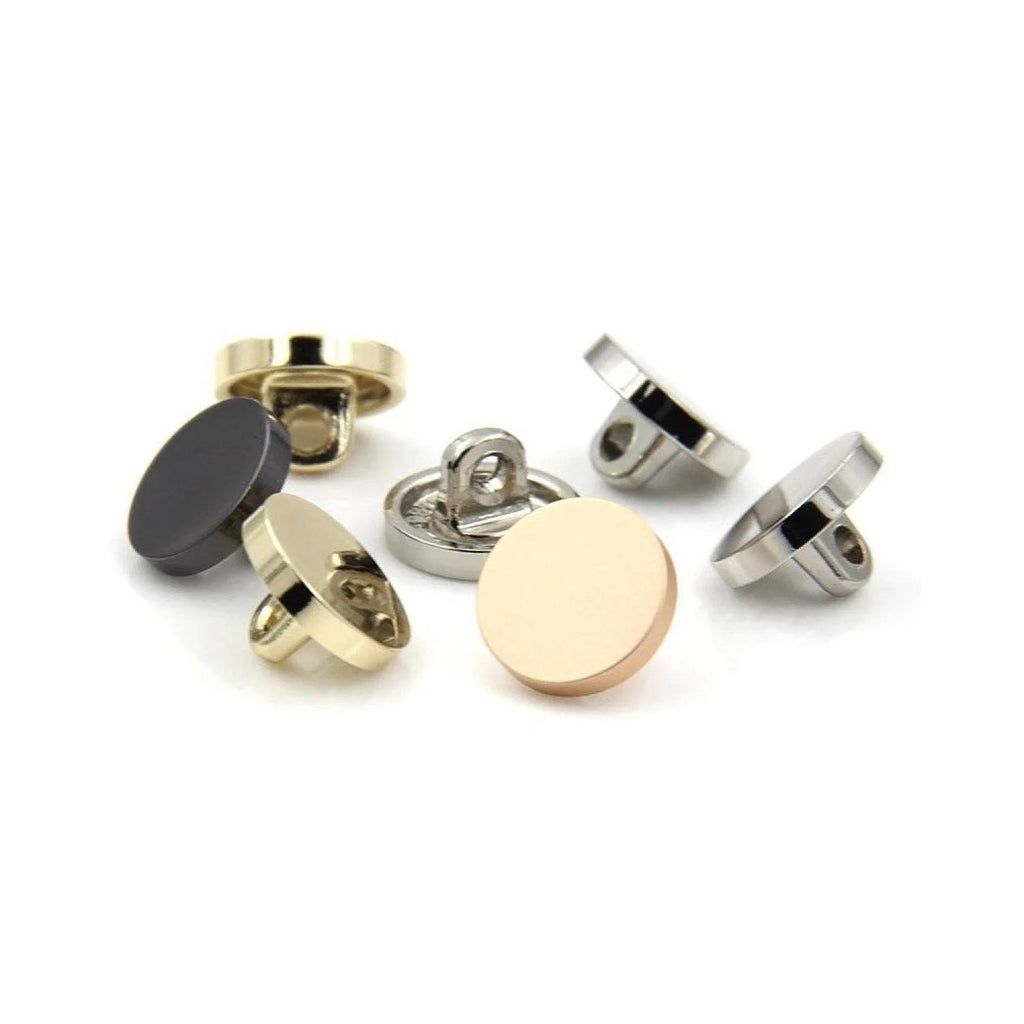 5pcs Metal Shank Sewing Buttons 10-25mm