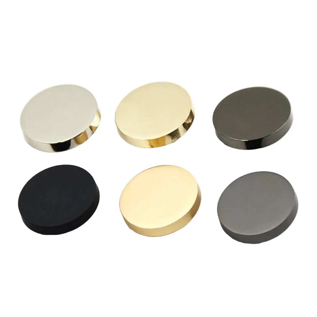 5pcs Metal Shank Sewing Buttons 10-25mm