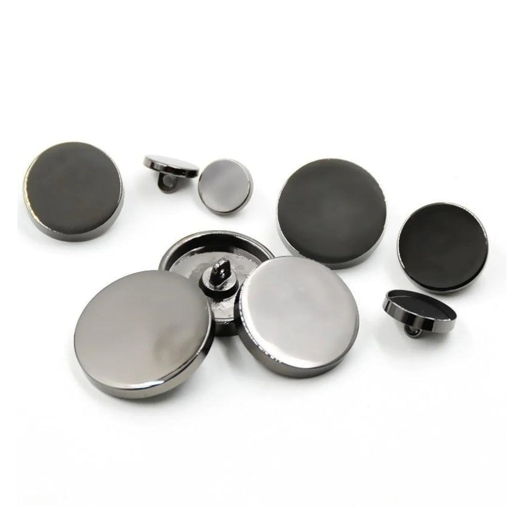 5pcs Metal Shank Sewing Buttons 10-25mm
