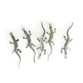 Gecko Pendant Charms 56x15mm 5pcs – Silver