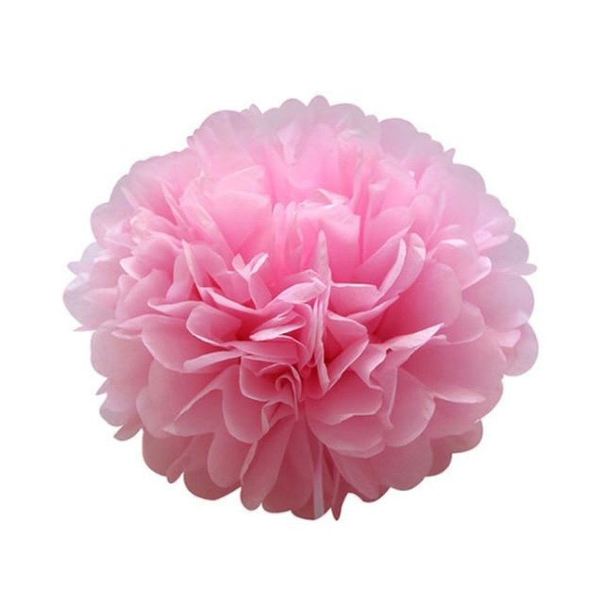 5pcs Tissue Paper Pom Poms 6-12in – Pink 10cm 4inch, Pink 15cm 6inch, Pink 20cm 8inch