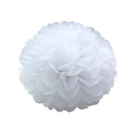 5pcs Tissue Paper Pom Poms 6-12in – White 15cm 6inch, White 10cm 4inch, White 20cm 8inch