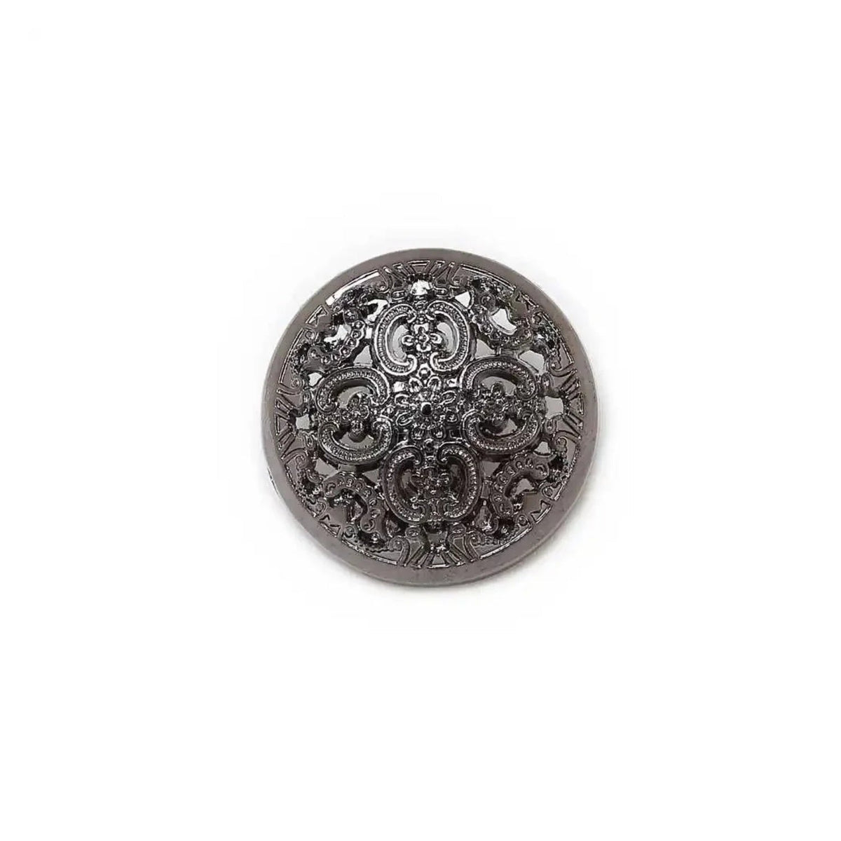 5pcs Lion Brooch for Jackets, Blazers & Uniforms 11.5-25mm Metal – Carved Black 11.5mm