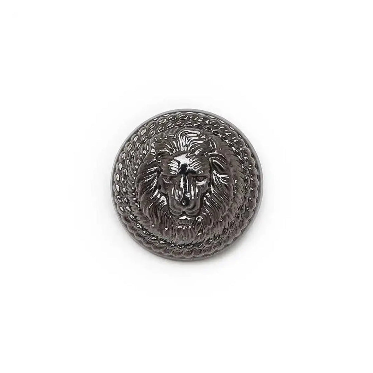 5pcs Lion Brooch for Jackets, Blazers & Uniforms 11.5-25mm Metal – Lion Black 25mm