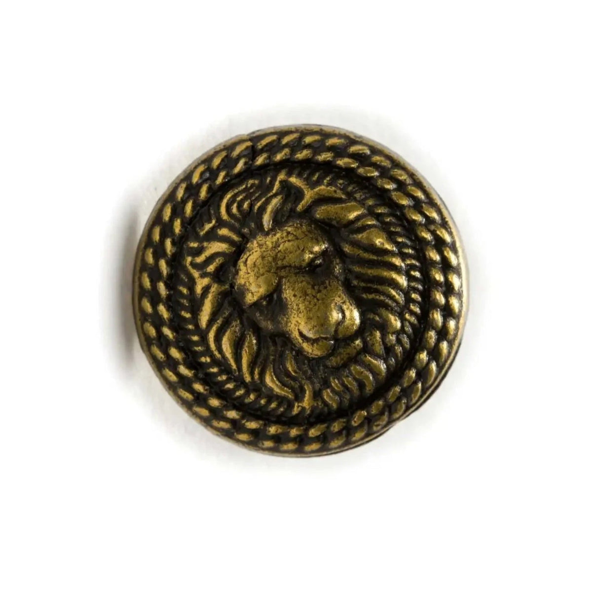 5pcs Lion Brooch for Jackets, Blazers & Uniforms 11.5-25mm Metal – Lion Retro Bronze 25mm