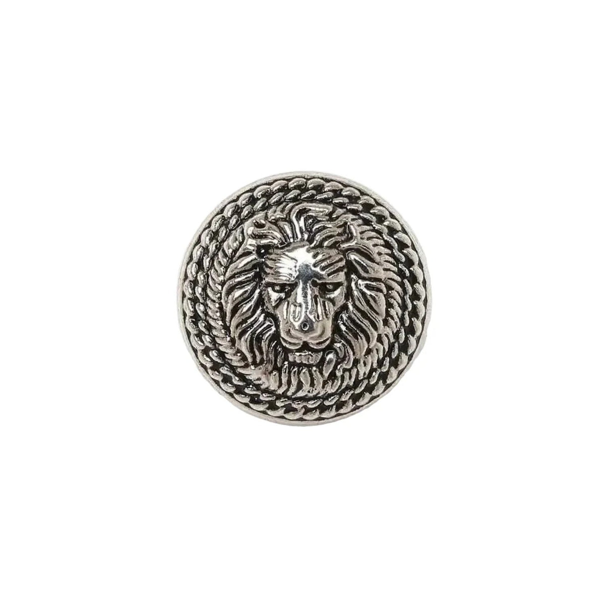 5pcs Lion Brooch for Jackets, Blazers & Uniforms 11.5-25mm Metal