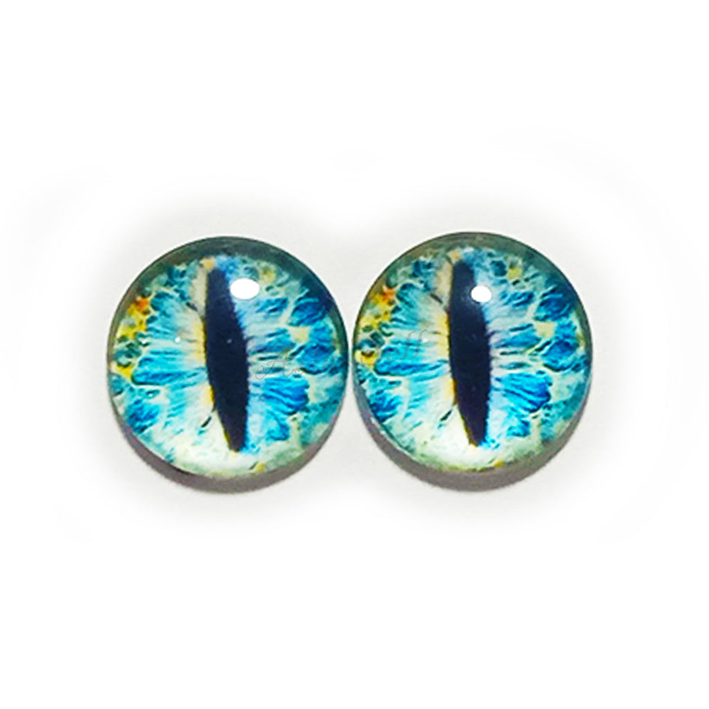 10pcs 6mm & 8mm Glass Cabochon Eyes