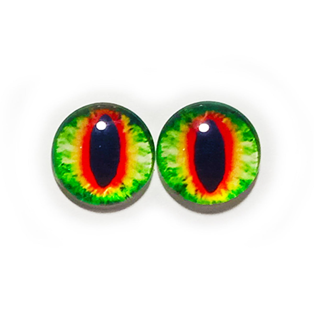 10pcs 6mm & 8mm Glass Cabochon Eyes