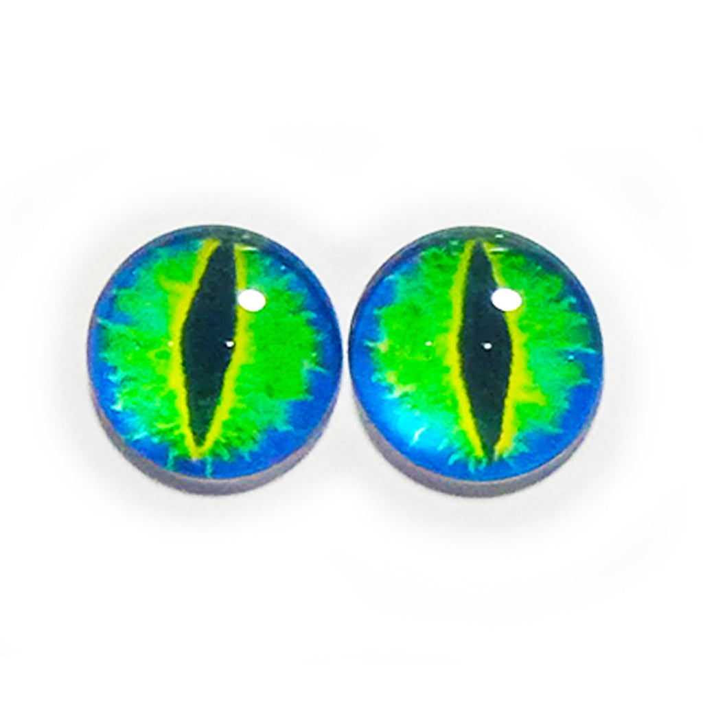 10pcs 6mm & 8mm Glass Cabochon Eyes