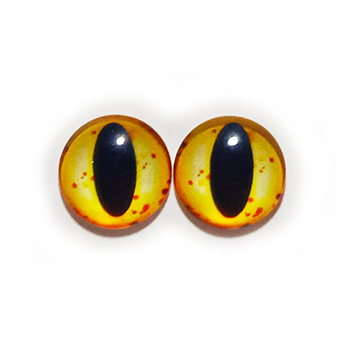 10pcs 6mm & 8mm Glass Cabochon Eyes