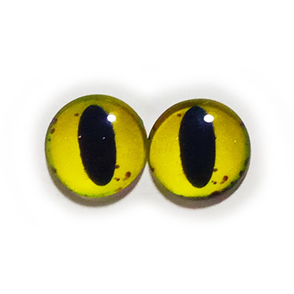 10pcs 6mm & 8mm Glass Cabochon Eyes