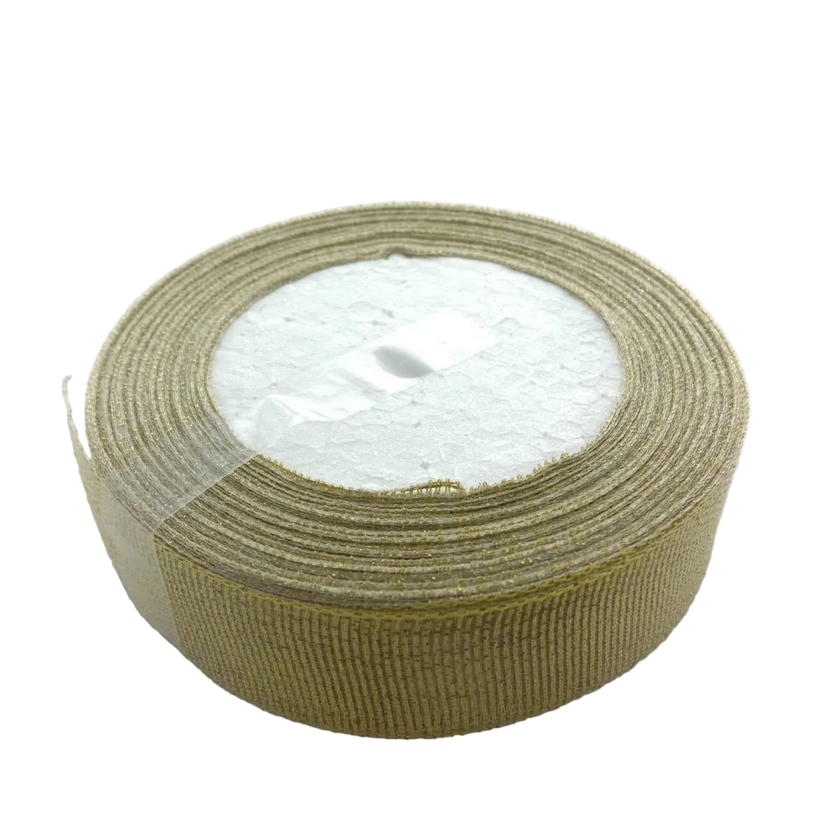 Gold Silver Ribbon 22m Wedding Christmas Decoration – Gold 25mm