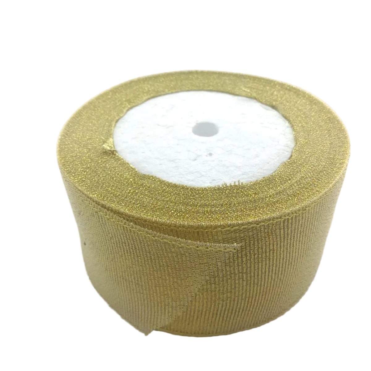 Gold Silver Ribbon 22m Wedding Christmas Decoration – Gold 50mm