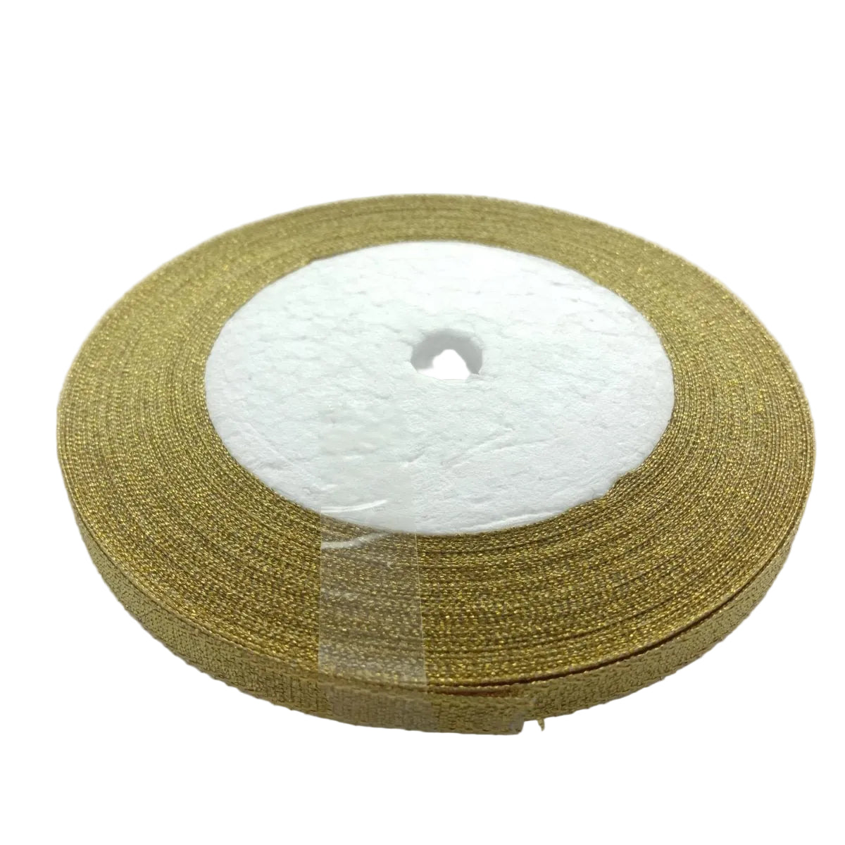 Gold Silver Ribbon 22m Wedding Christmas Decoration – Gold 6mm
