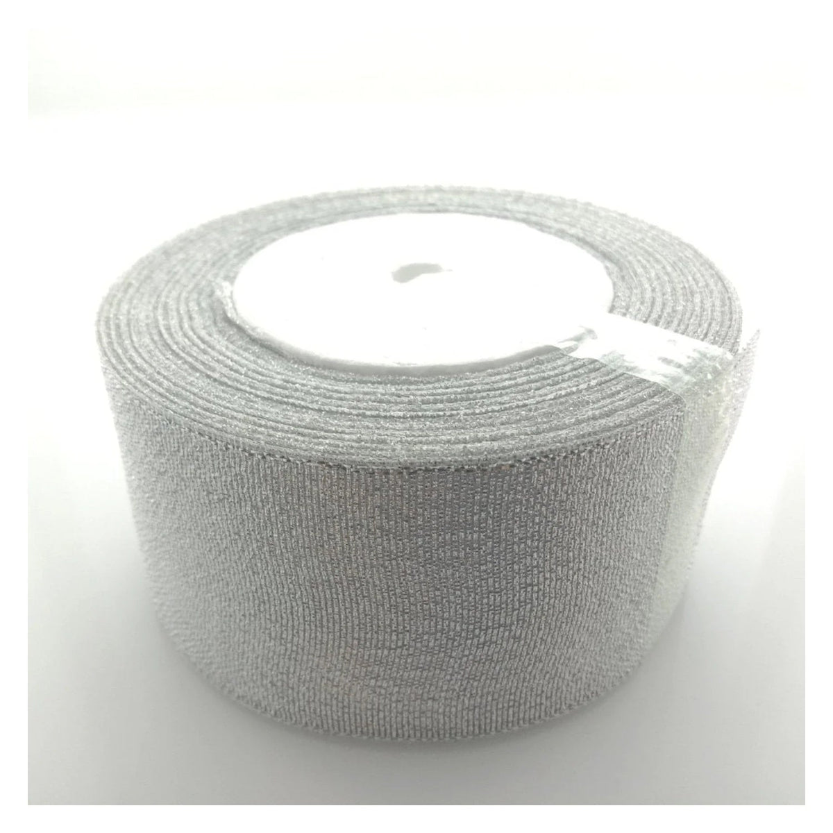 Gold Silver Ribbon 22m Wedding Christmas Decoration – Silver 50mm