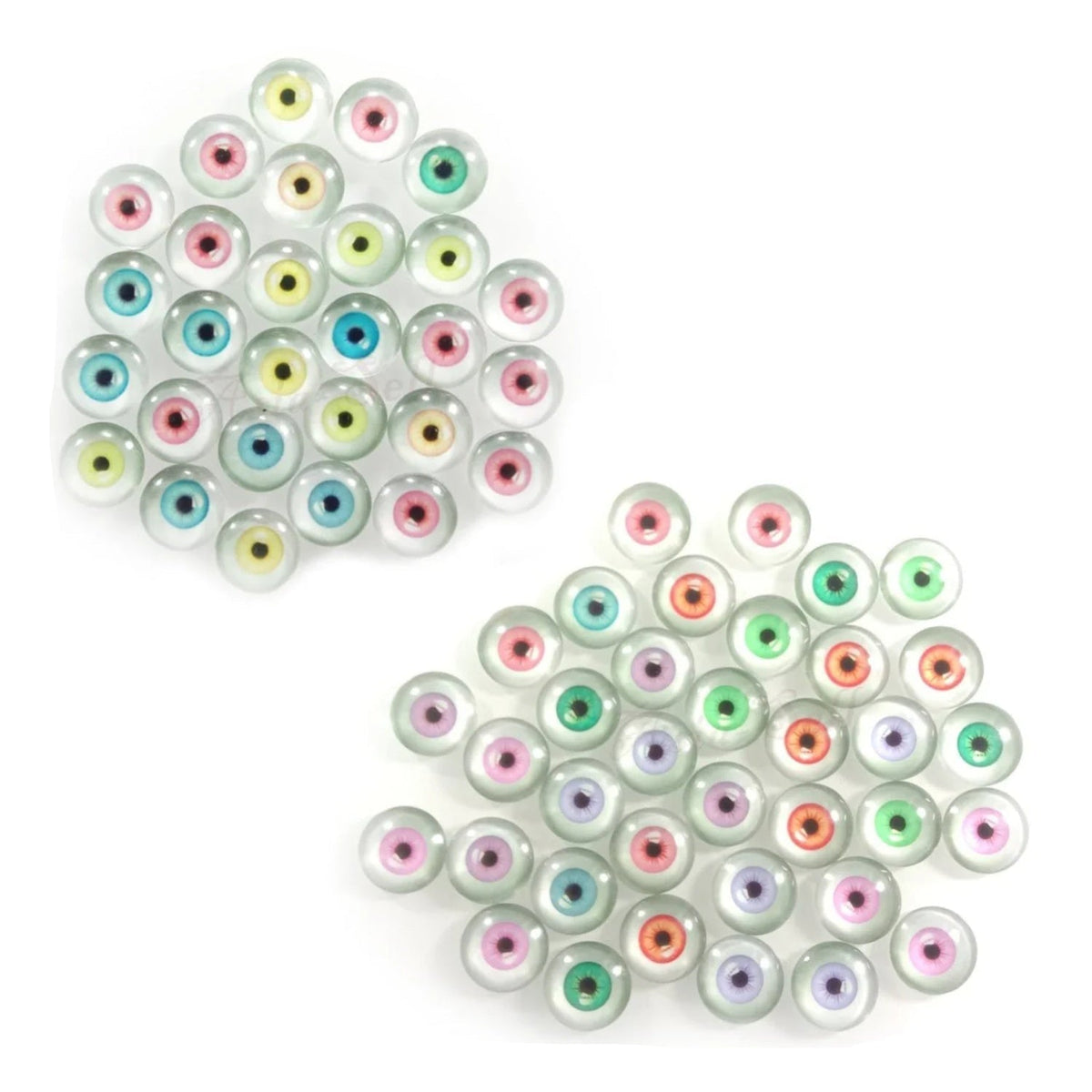 6mm 8mm 10mm 20mm Dolls Glass Human Eyes DIY Eyes Animal Dome Cabochons Flatback - 30pcs 20mm Bright Blue - Asia Sell