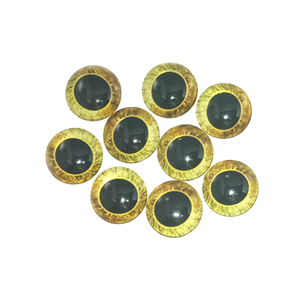 20mm Doll Owl Glass Eyes Large Pupils Cabochon