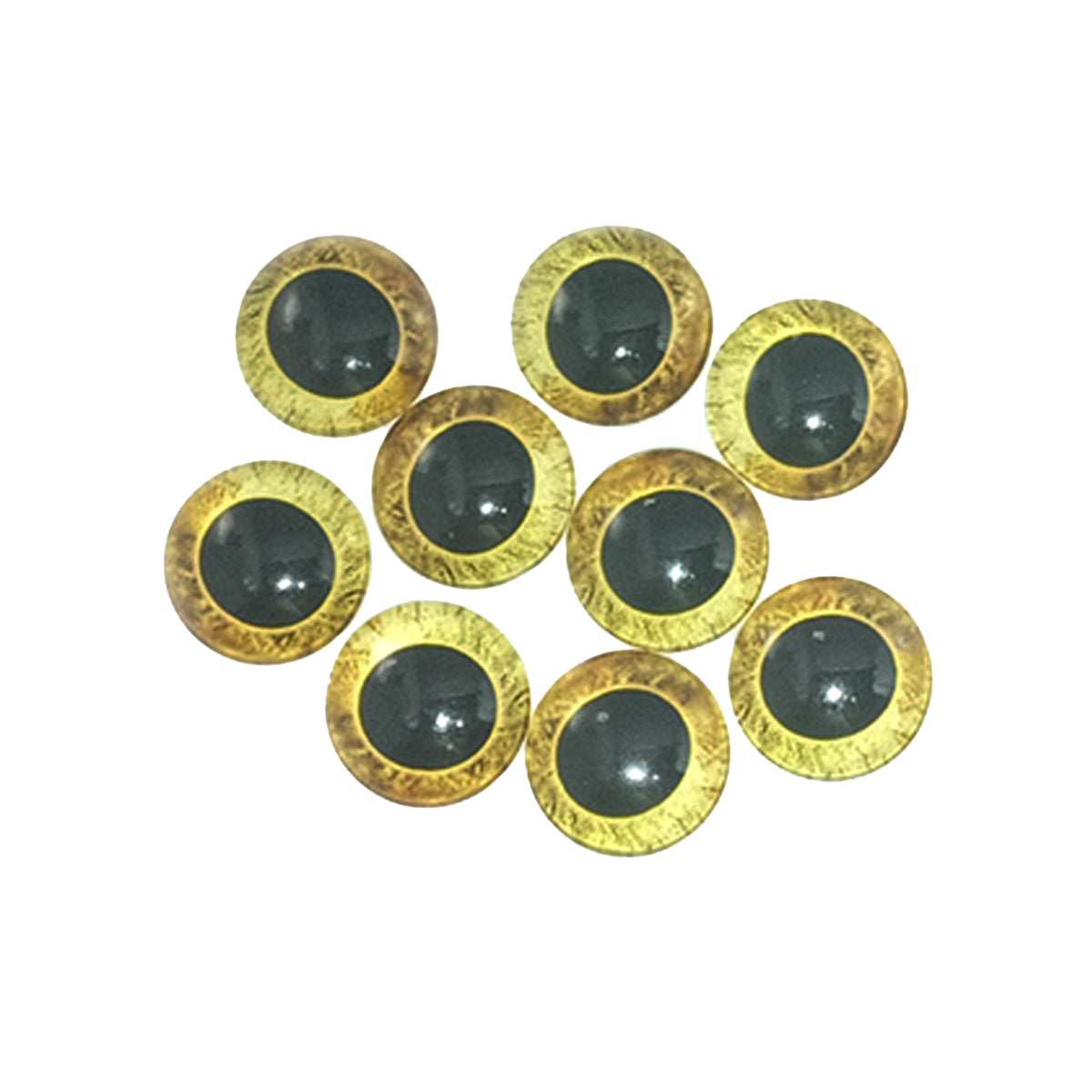 20mm Doll Owl Glass Eyes Large Pupils Cabochon