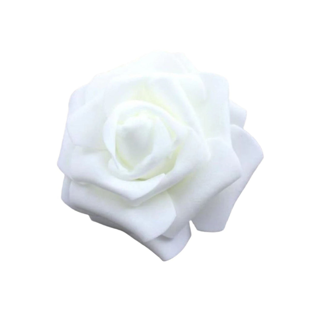 7.5cm Foam Rose Head for Wedding DIY (various colours)