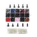 752pcs 6-12mm Plastic Safety Toy Eyes & Noses