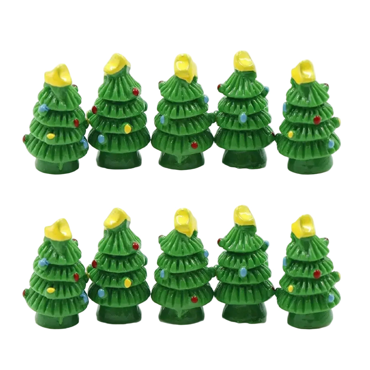 7pcs/10pcs Miniature Mini Garden Cow Rabbit Turtle Duck Animal Figurines Craft Toys - Christmas Trees - Asia Sell