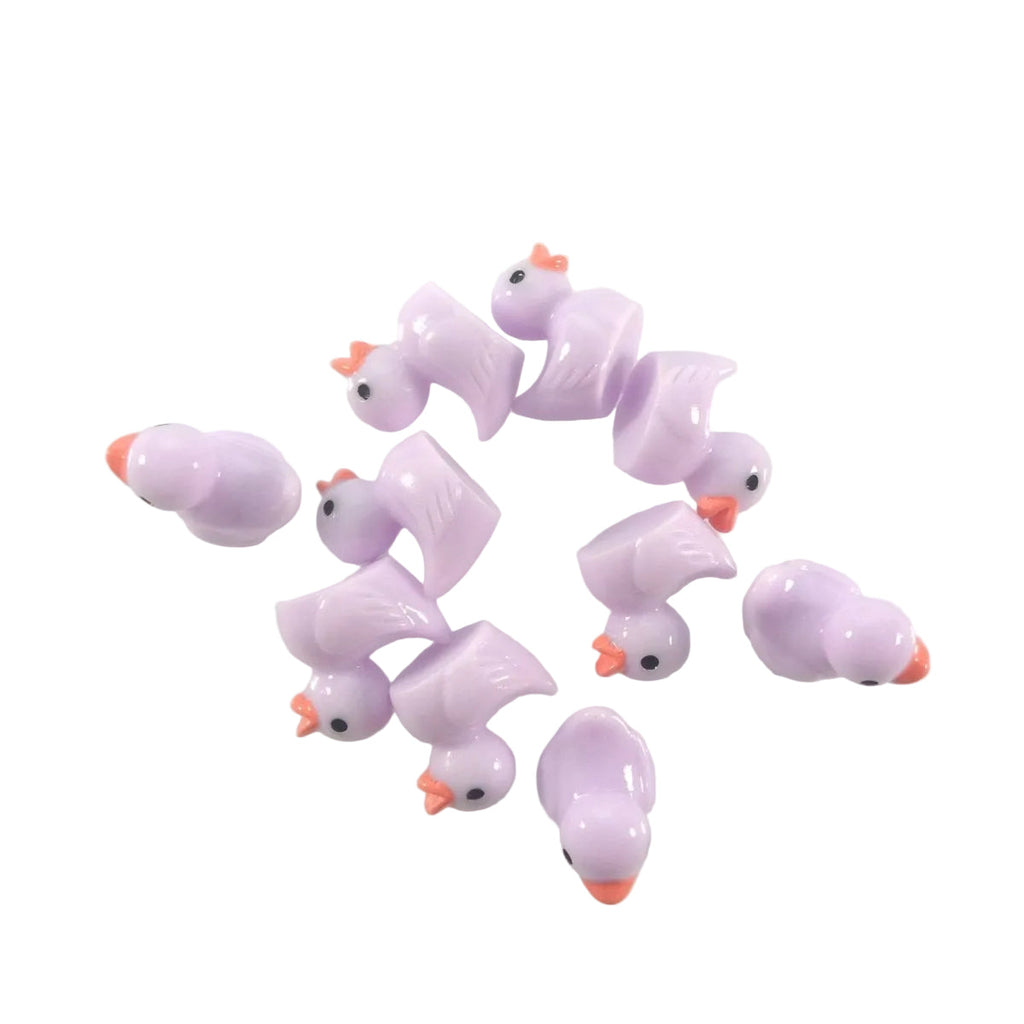 Miniature Garden Turtle & Duck Figurine Set