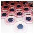 12mm Pink Glass Doll Eyes – 8 Pieces