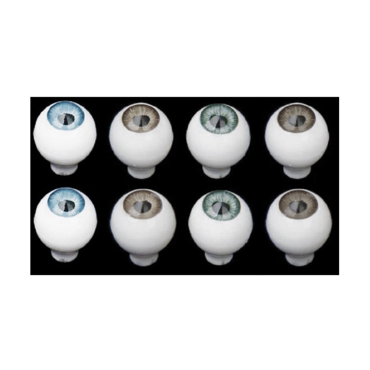 Full Round Doll Eyes 8mm-22mm Mixed Colours Pack