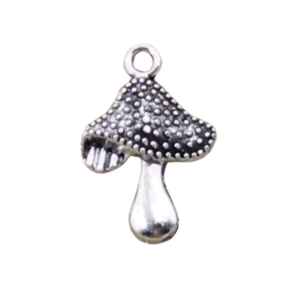 Fairy Angel Moon Star Pendant Charms 25×14mm – 10 or 30 pcs – Mushroom / 10, Mushroom / 30