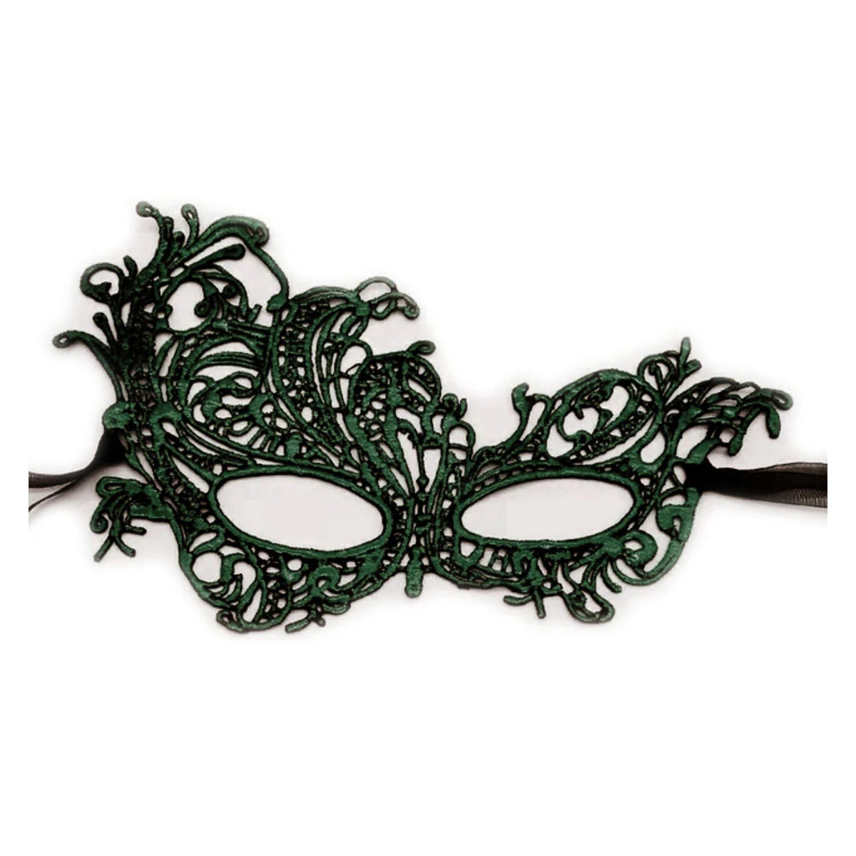 Sexy Lace Venetian Eye Mask – Dark Green