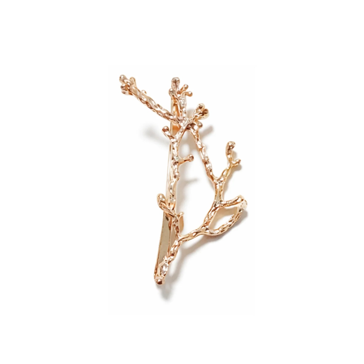 Gold Hair Clip – Strong Thick Design – Branches