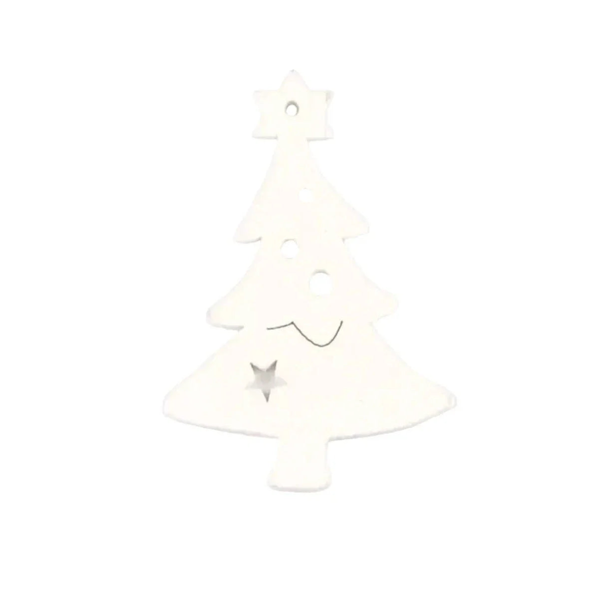 Christmas Tree Ornaments 5-10pcs Wooden Hanging Pendants with String